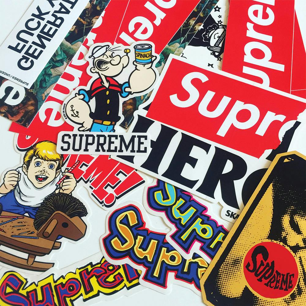 Official supreme stickers